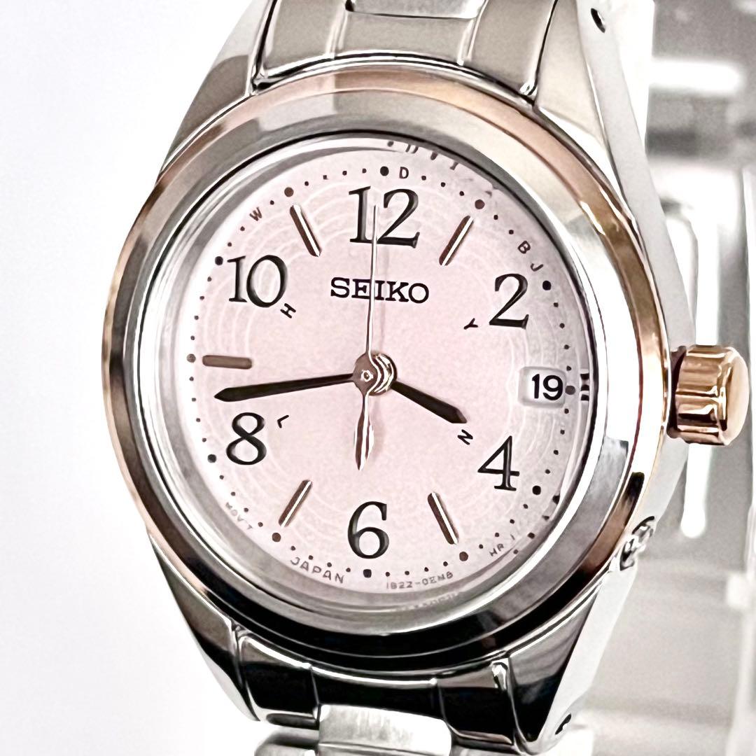 セイコー SEIKO レディース腕時計 稼働 電波ソーラー 磨き済み s1962