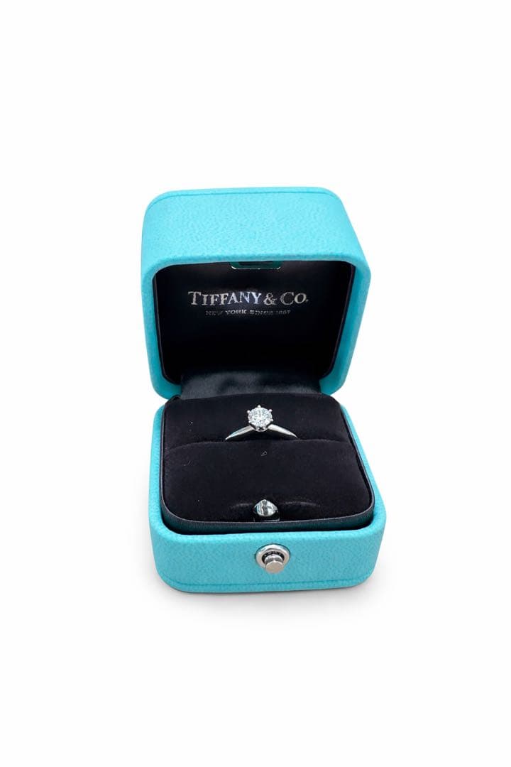 ティファニー® セッティング エンゲージメント リング プラチナ