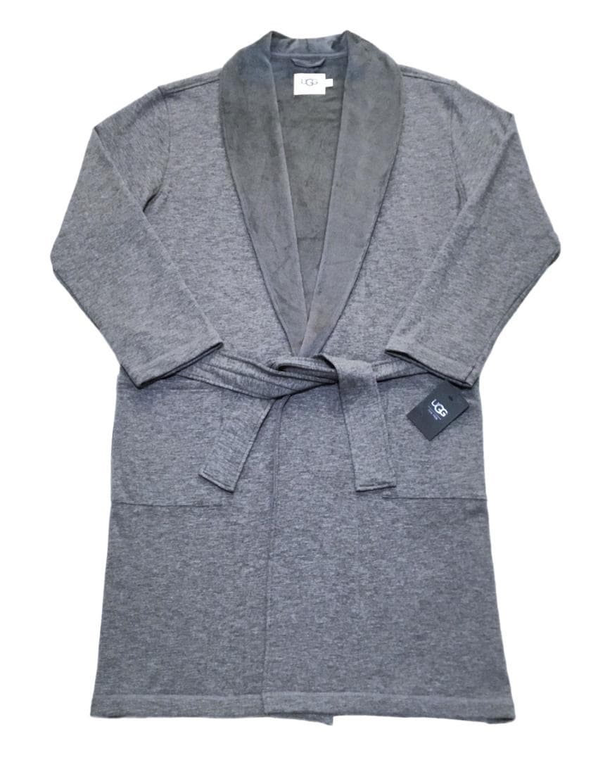 新品 UGG FOR MEN ガウンコート M/L 日本XL相当 霜降りグレー