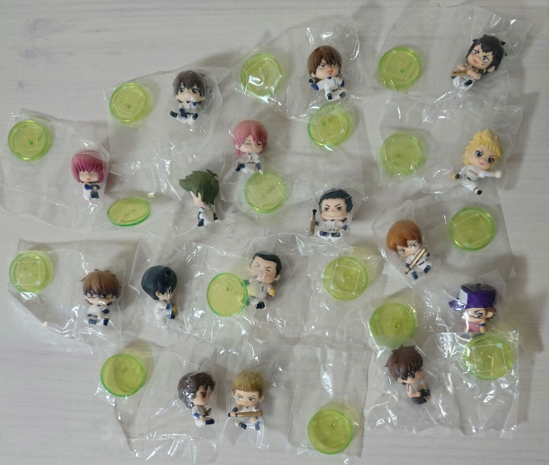 ダイヤのA すわらせ隊 全種類セット ダイヤのA』より「すわらせ隊＜延長戦＞」がデフォルメフィギュアと