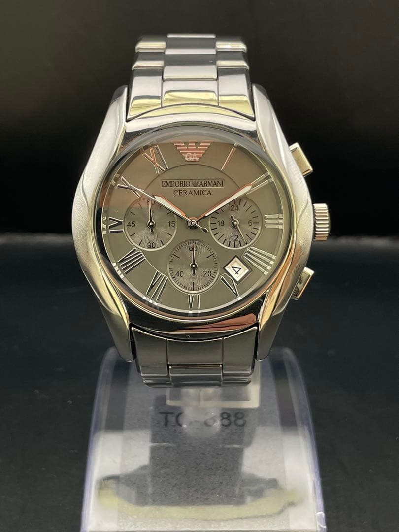 【美品】 EMPORIOARMANI アルマーニ　セラミック　グレー