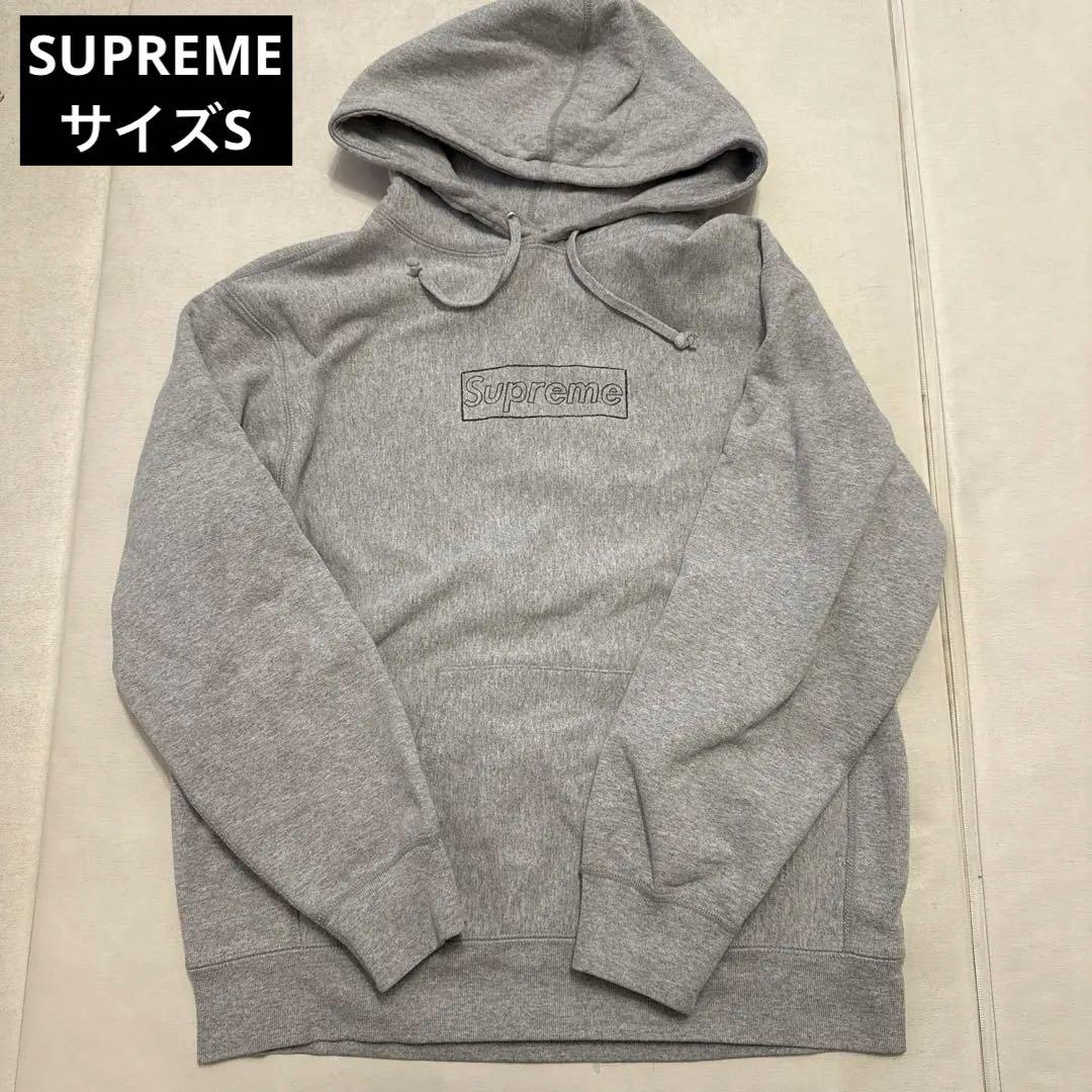 Supreme KAWS Chalk Logo Hooded シュプリーム
