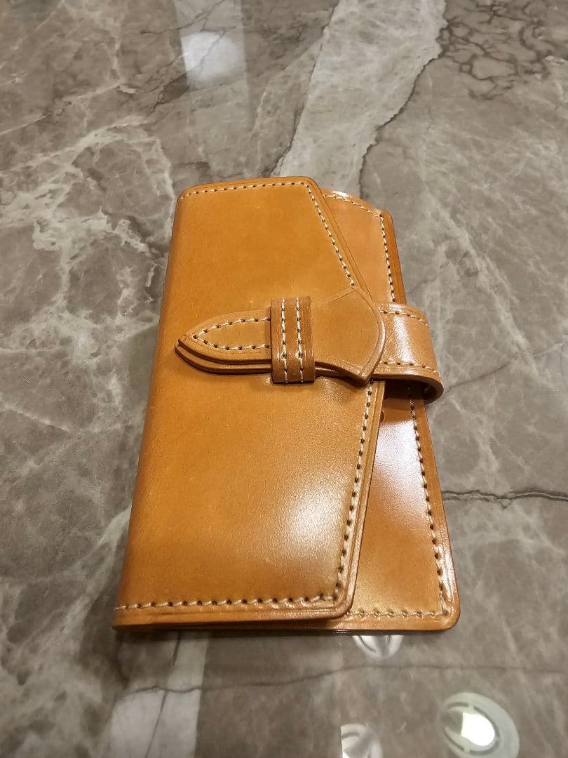 (値下OK)【CYPRIS：キプリス】オイルシェルコードバン（定価37400円） オイルシェルコードバン ナチュラルコレクション | 革小物・革財布