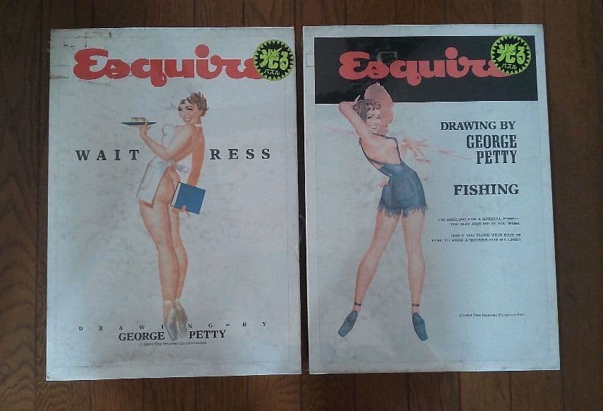 e petty パズル　1000ピース　　ウェイトレス　フィッシング