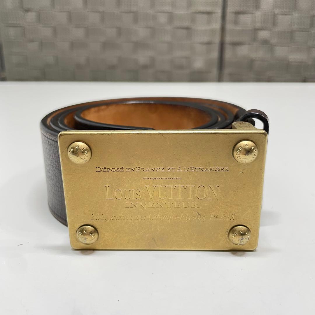 ケ*ン様 LOUIS VUITTON ユタ サンチュール・アヴァントゥール　レザ