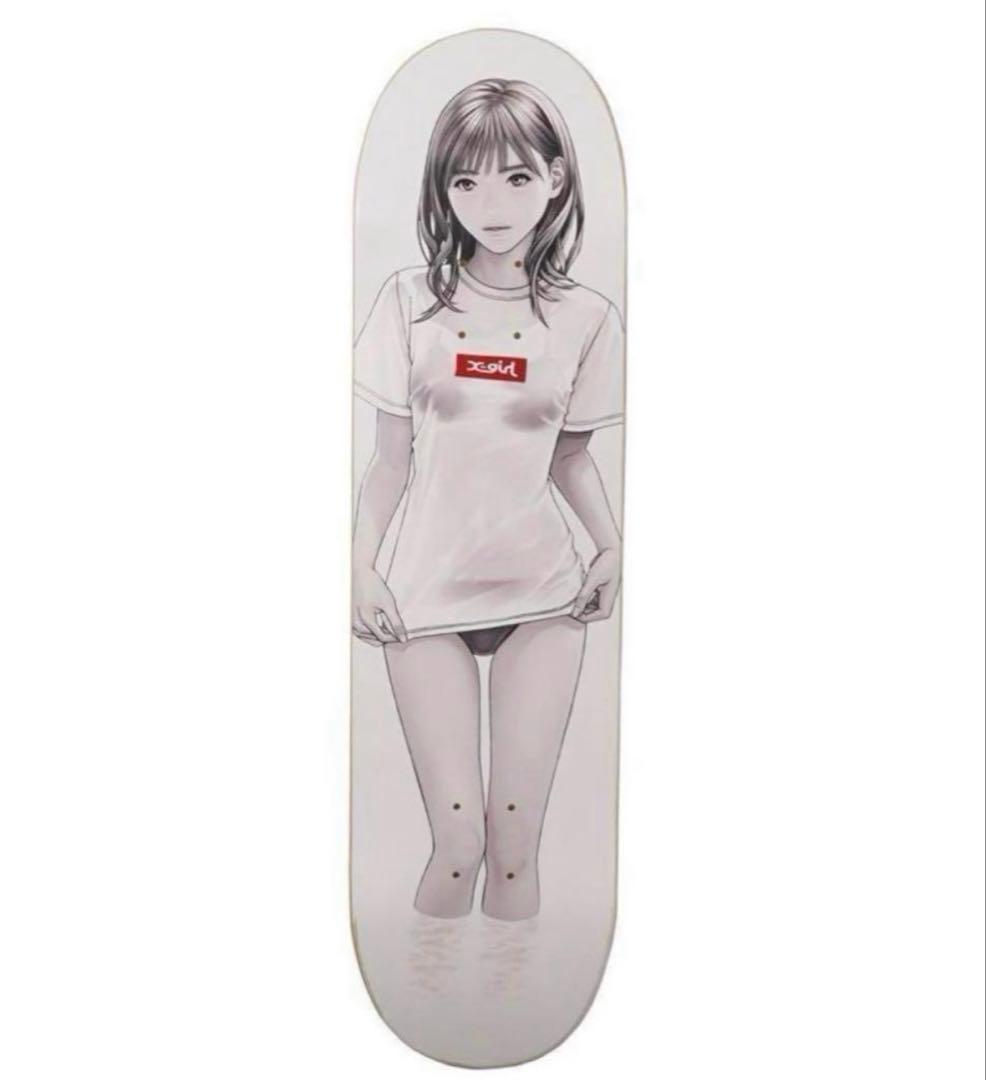 希少】X-girl × 電影少女 桂正和 スケートボード デッキ - メルカリ