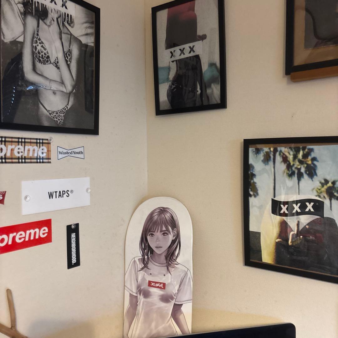 希少】X-girl × 電影少女 桂正和 スケートボード デッキ - メルカリ