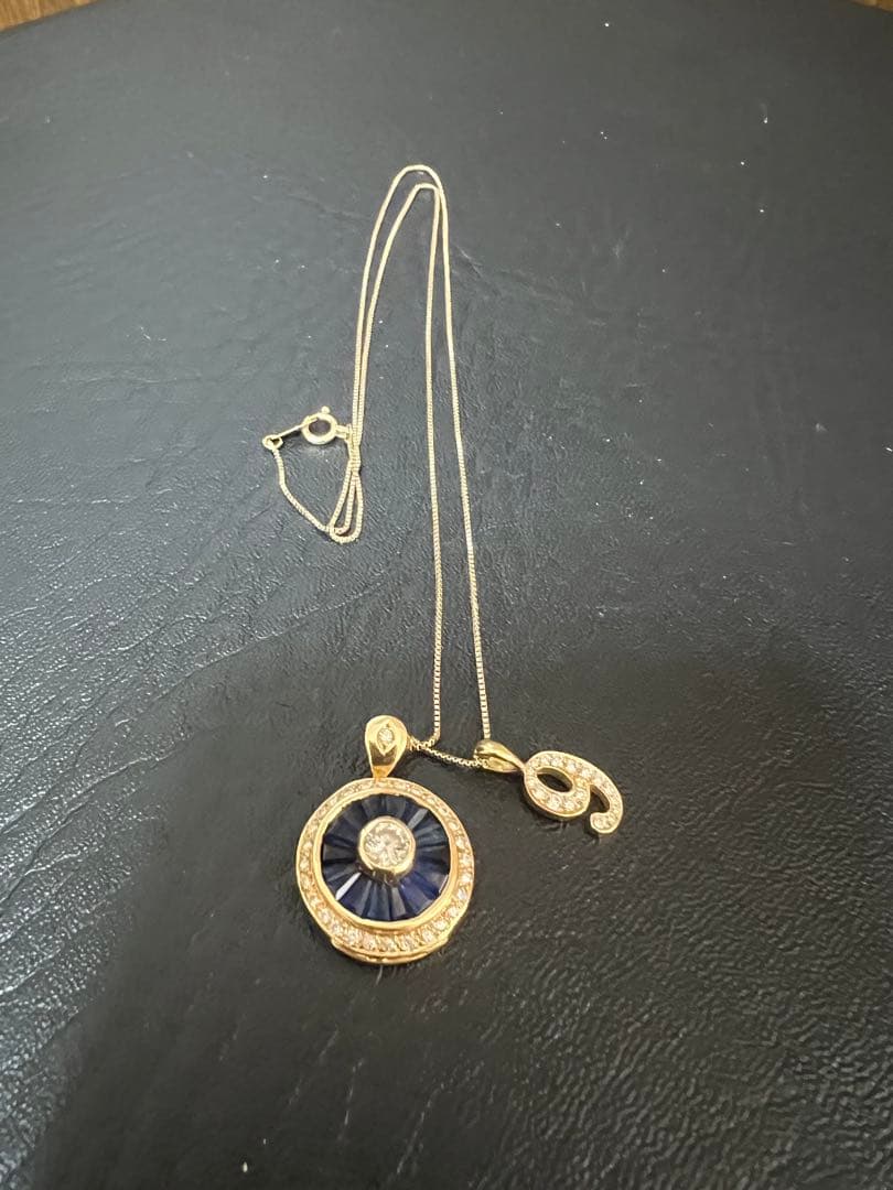 k18 ダイヤモンド　サファイア　アイファニー ネックレスセット　最終値下げ