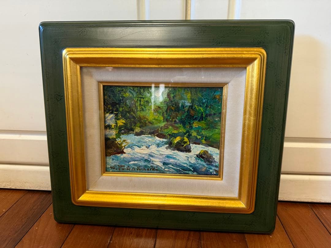 39.「奥入瀬」髙橋一善 油絵