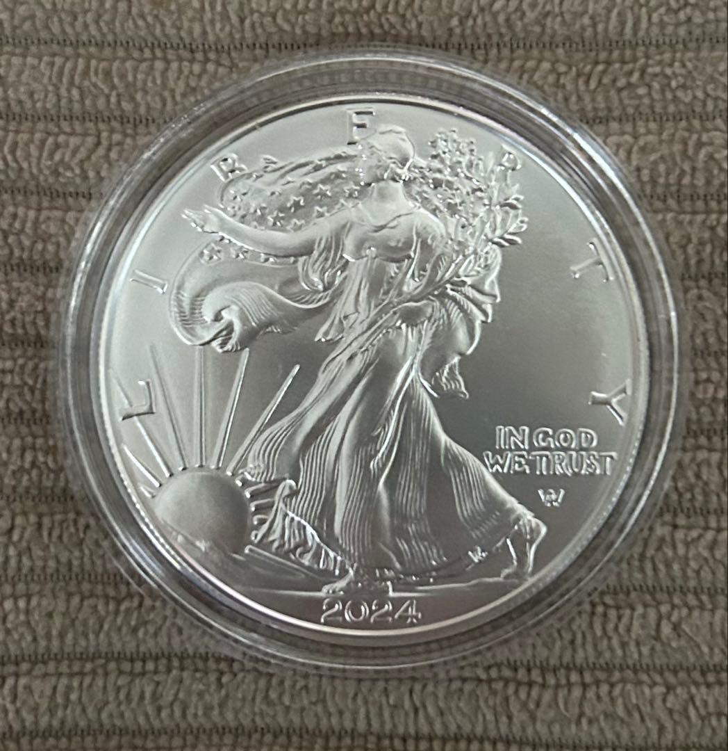 【新品】silver eagle イーグル銀貨2024 PCGS MS70
