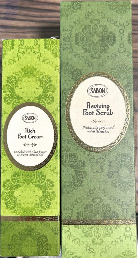 SABON サボン。 リフレッシングフットクリーム リッチフットクリーム