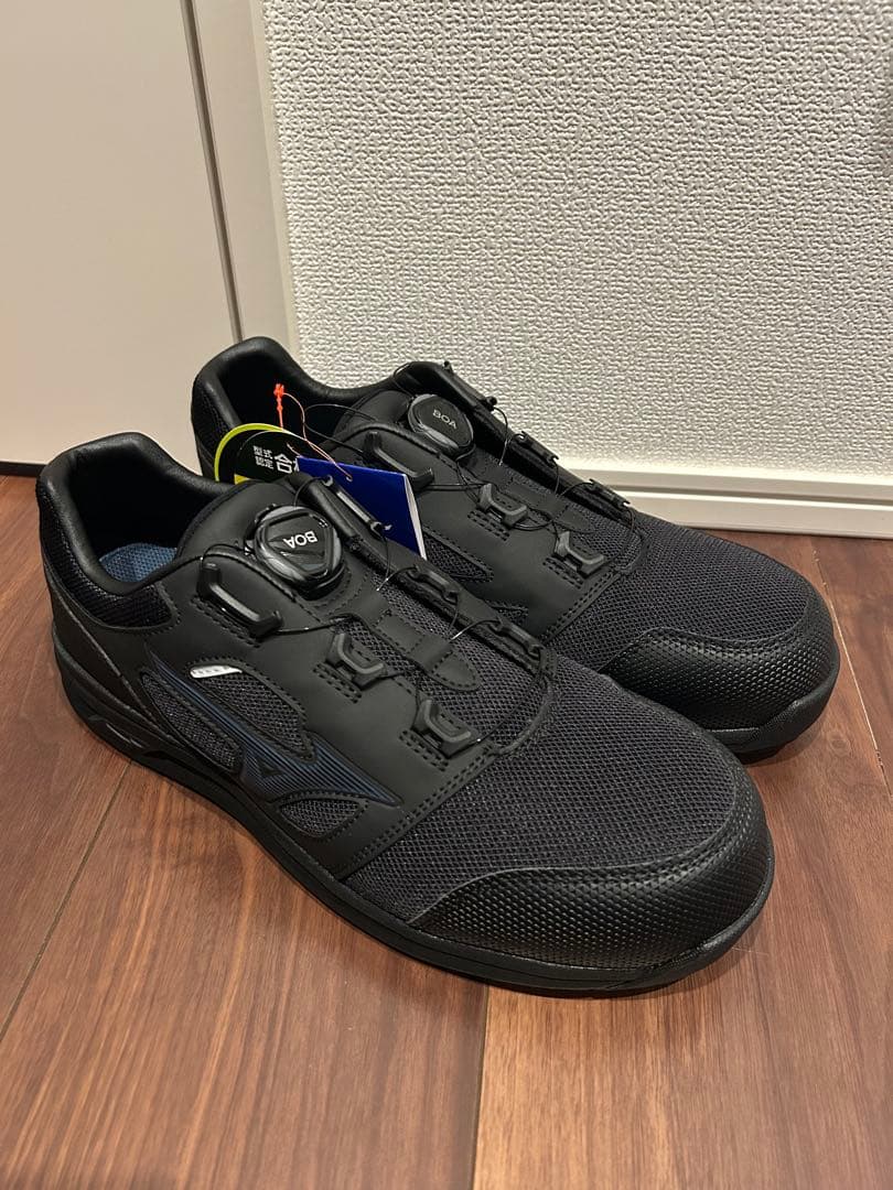 ミズノ MIZUNO 安全靴 ブラック オールマイティボア　27.0cm BOA