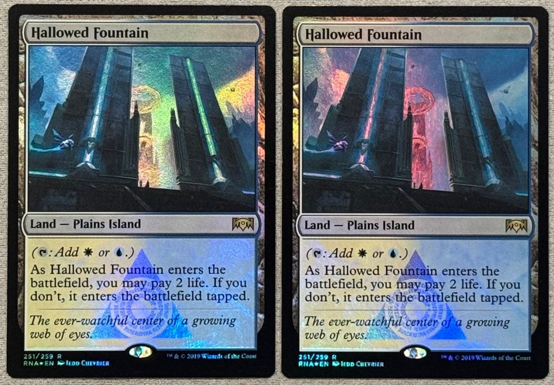 Foil【神聖なる泉/Hallowed Fountain】英語版 2枚セット - メルカリ