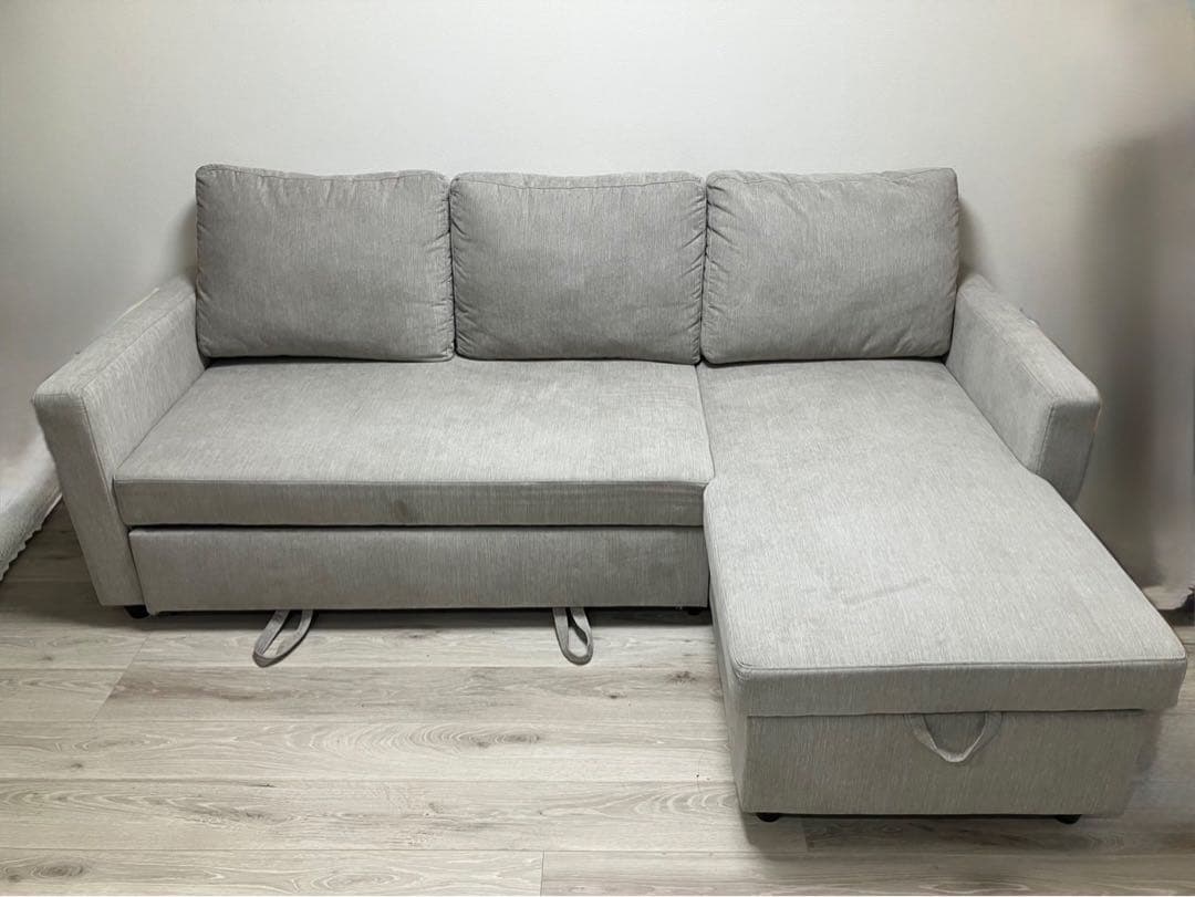 ニトリ 布張りカウチソファーベット(ノアーク2 GY) - メルカリ