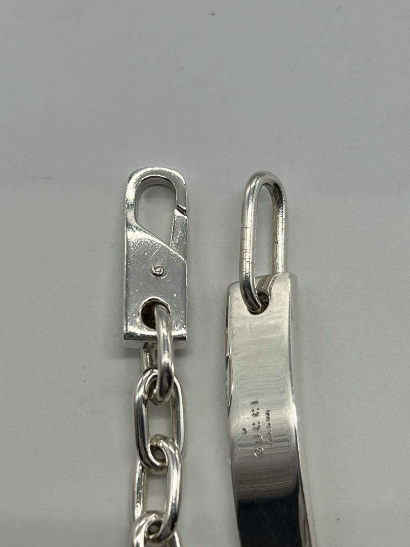 グッチ GUCCI IDプレート オーバルチェーン ブレスレット SV925 - メルカリ