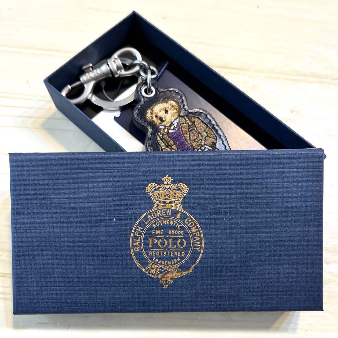 ポロラルフローレン バッグチャーム 新品 ポロベアー キーホルダー