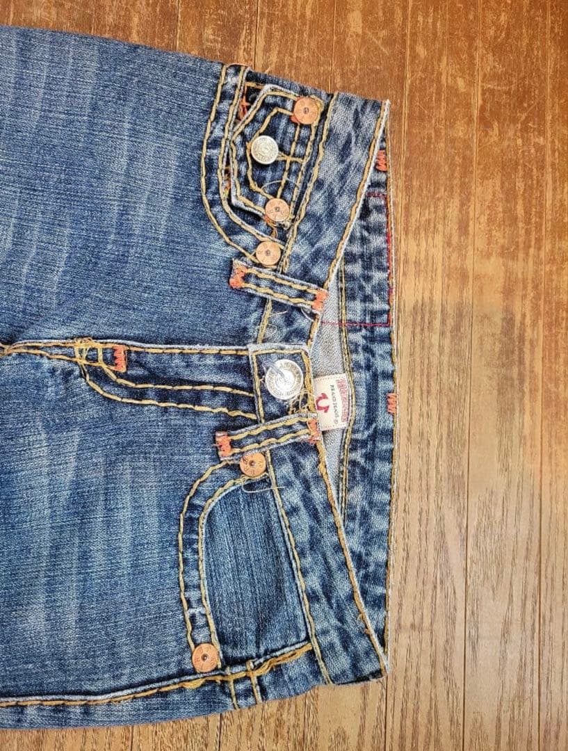 トゥルーレリジョンTrueReligionブーツカットベルボト厶フレアデニム26
