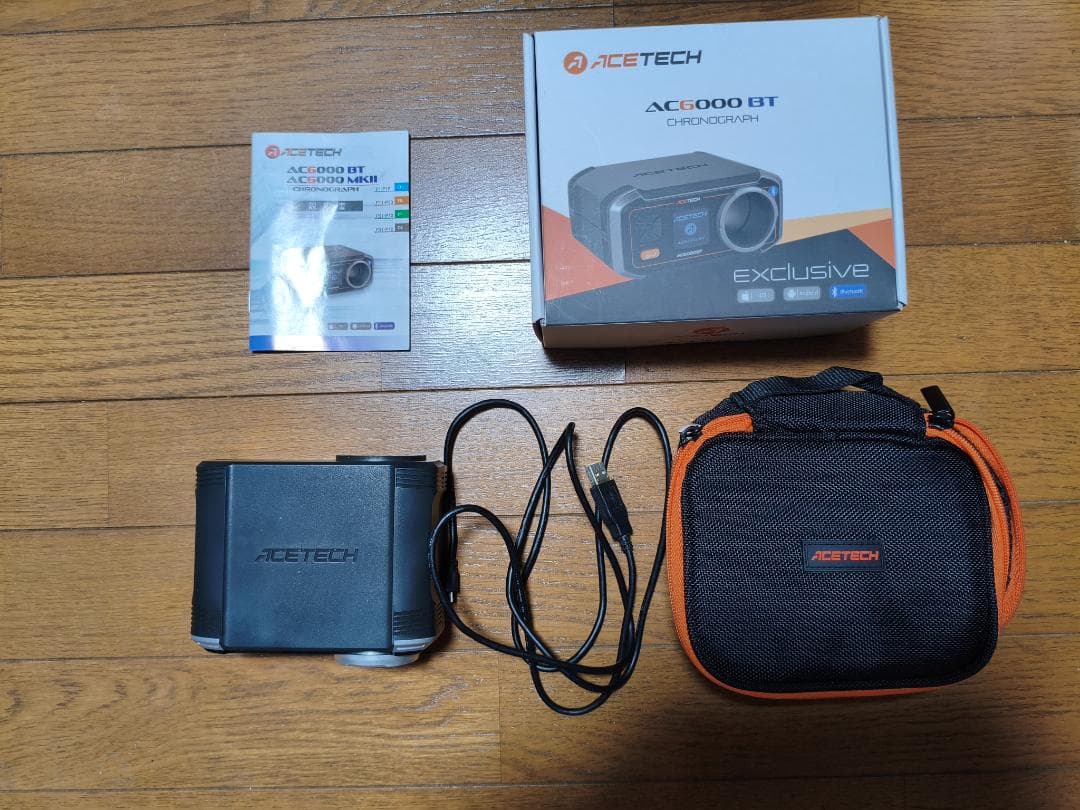 ACETECH AC6000 BT 弾速計　BB弾 射撃速度測定 初速計