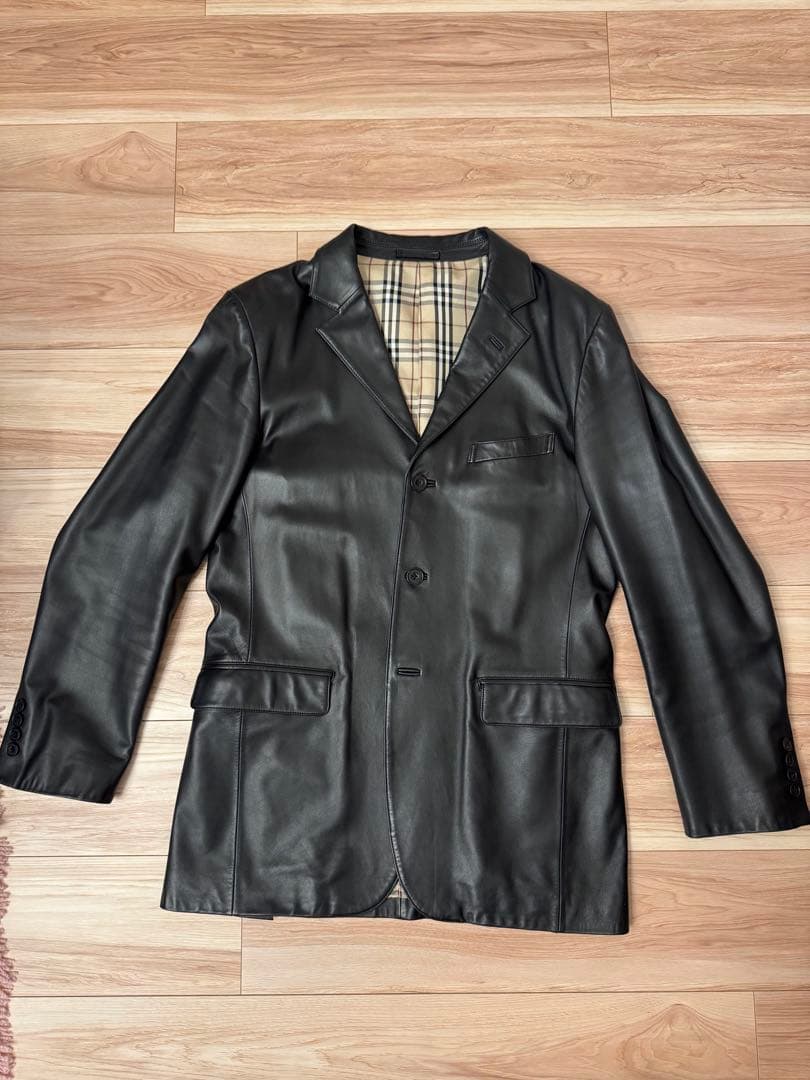 Burberry Black labelレザージャケットL