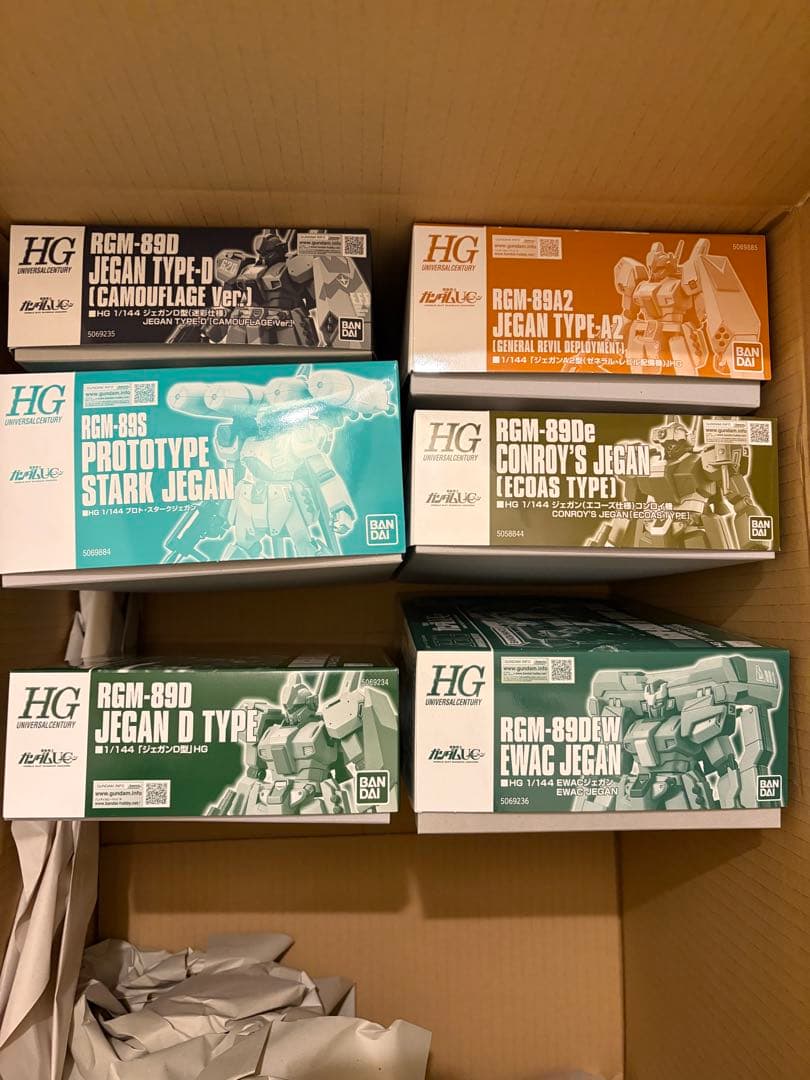 リ*ア様 HG JEGANシリーズ 6体セット