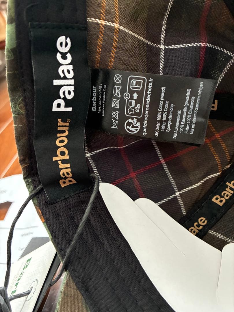 帽子 PALACE Barbour Cap \"Camo\"