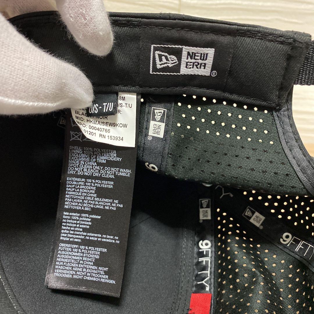 ベスト カナダグース ニューエラ コラボ 黒キャップ ブラック NEWERA