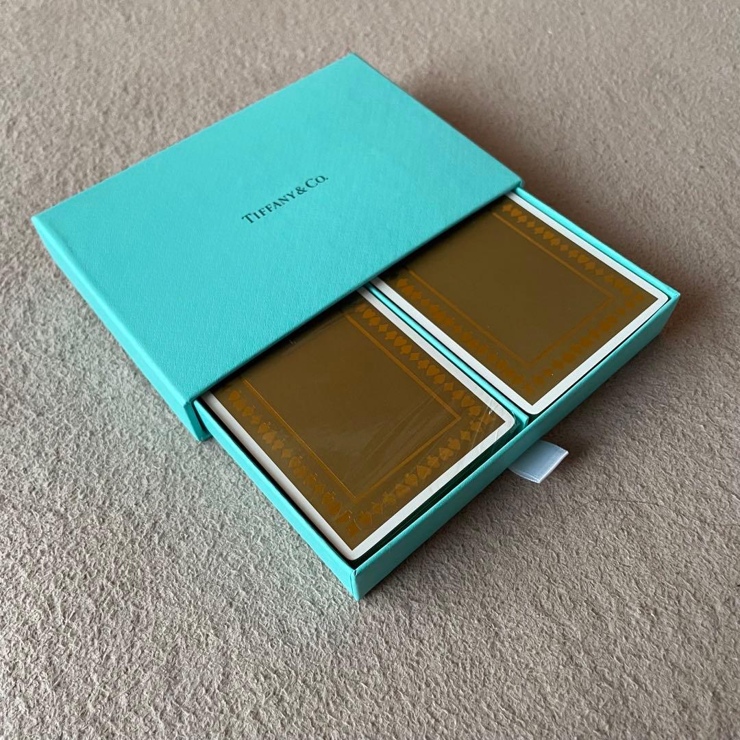 新品未使用】TIFFANY トランプ 2セット（ゴールド） - メルカリ