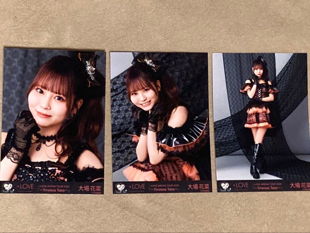 LOVE 大場花菜 アリーナツアー2025 黒衣装 生写真 コンプ - メルカリ