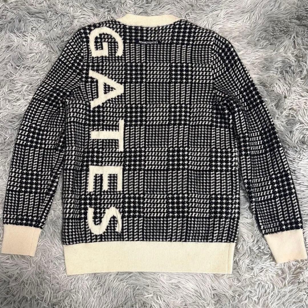 PEARLY GATES チェック柄セーター - メルカリ