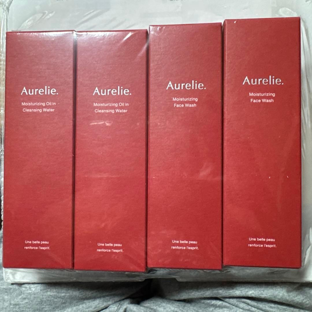 【即日発送】Aurelie./オレリー メイク落としと洗顔料の4本セット