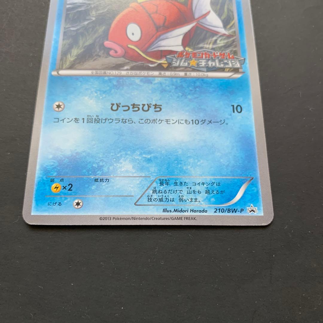 コイキング BW ジムチャレンジ プロモ ポケモンカード 210／BW-P