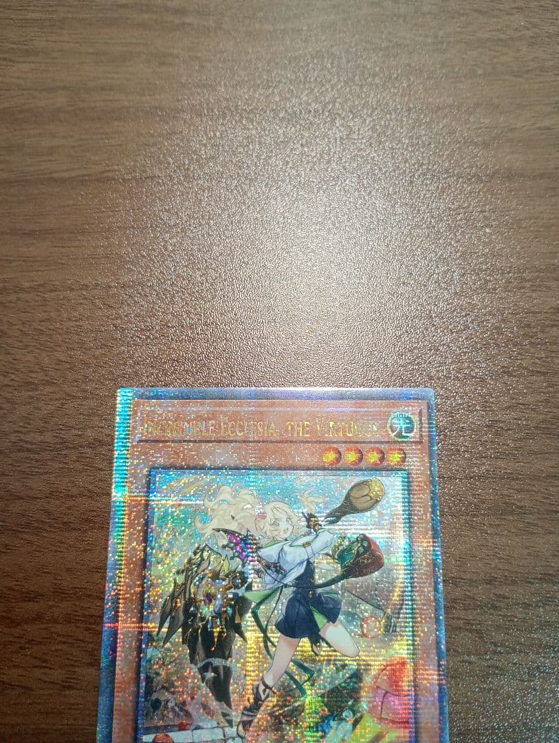 遊戯王 白の聖女エクレシア (絵違い) 25th シークレットレア 英語版