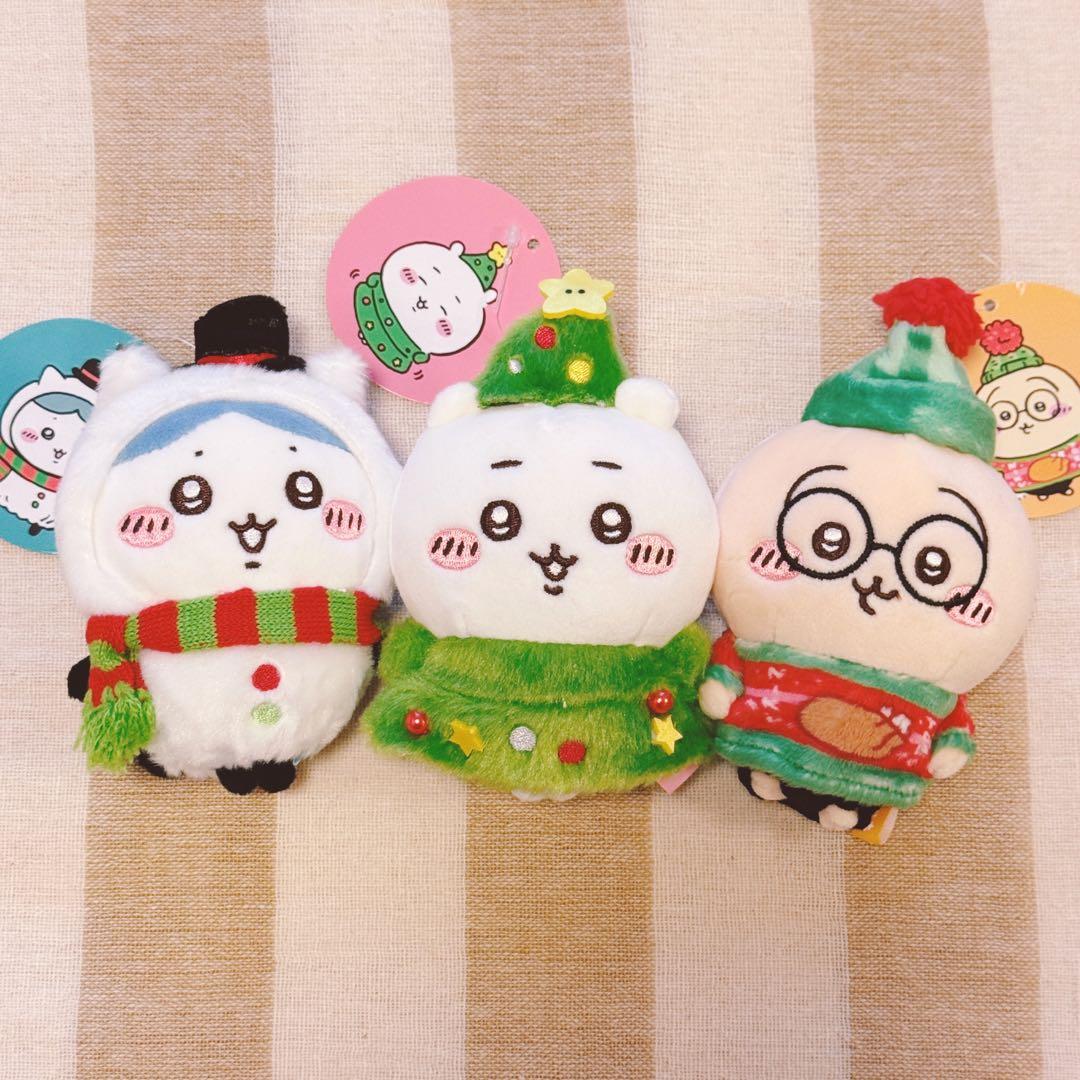 即購入OK ちいかわ ハッピーホリデーなマスコット 3種セット