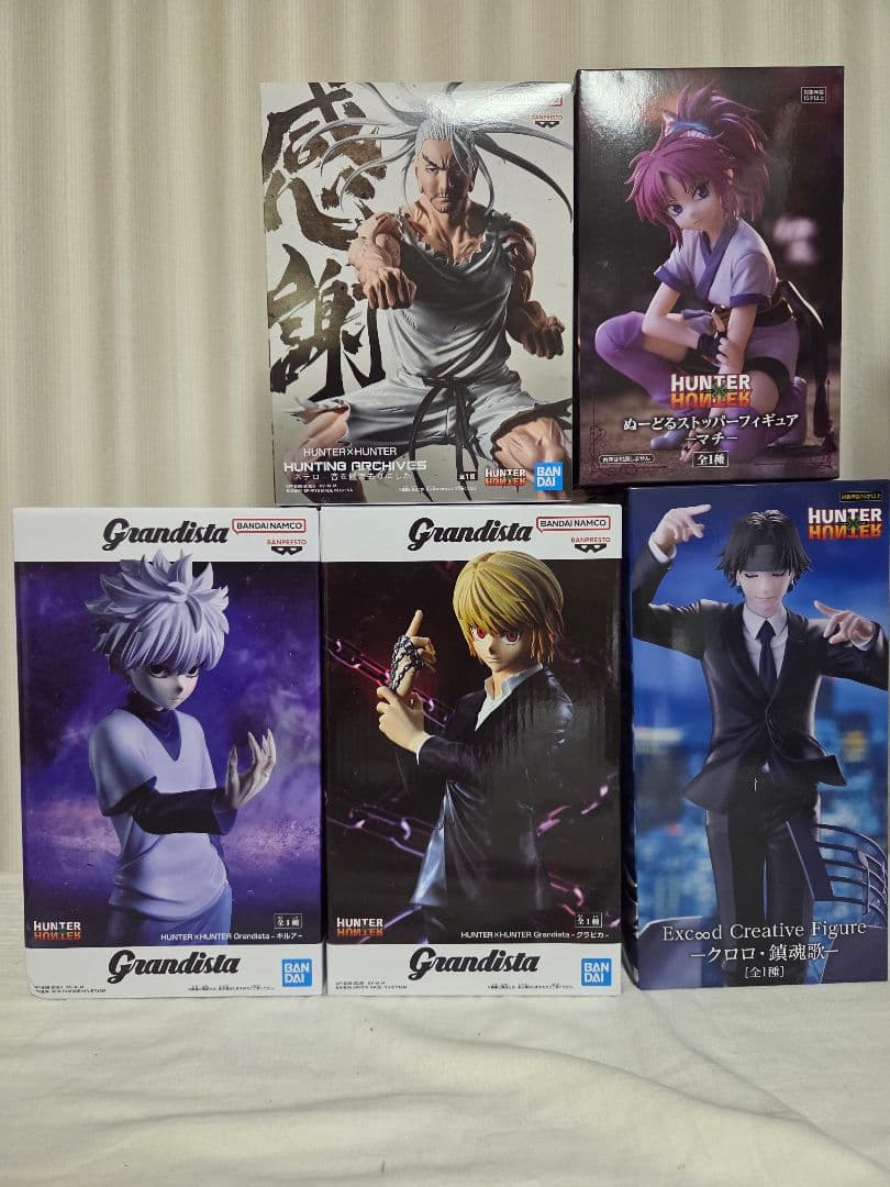 新品未開封】ハンター × ハンター フィギュア 5種 セット まとめ売り