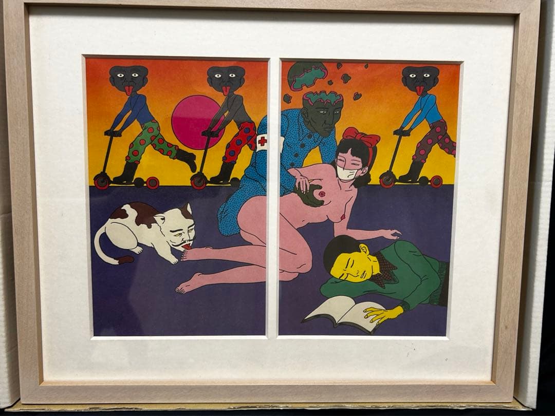 丸尾末広 額入作品