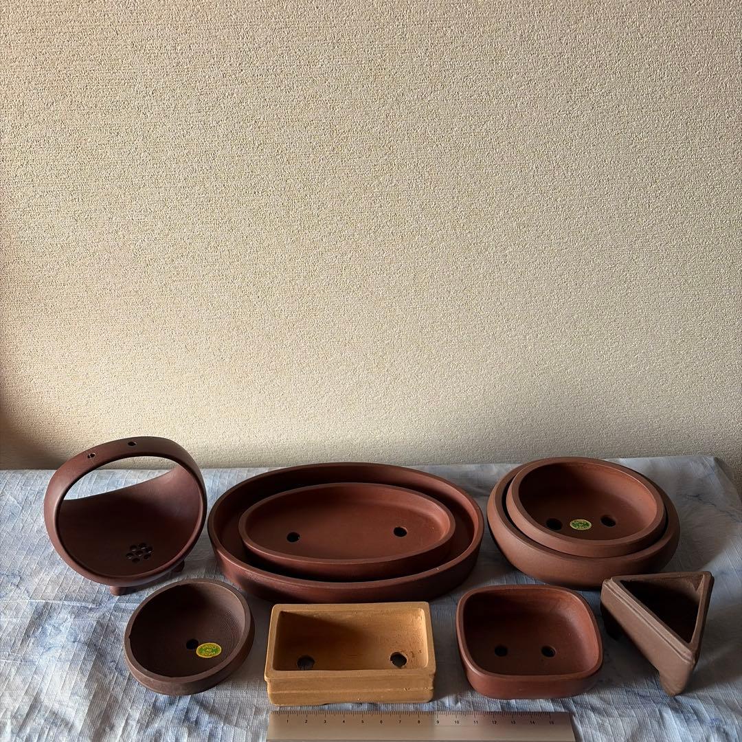 中国宜興　宜興　植木鉢　朱泥　朱砂　中国　アンティーク　盆栽　盆景 2026年最新】中国 植木鉢 朱泥の人気アイテム - メルカリ