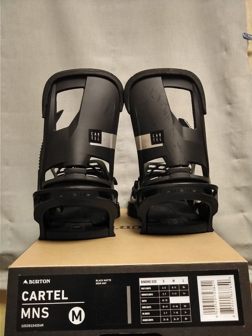Burton Cartel ビンディング Mサイズ　Re：Flex ブラック