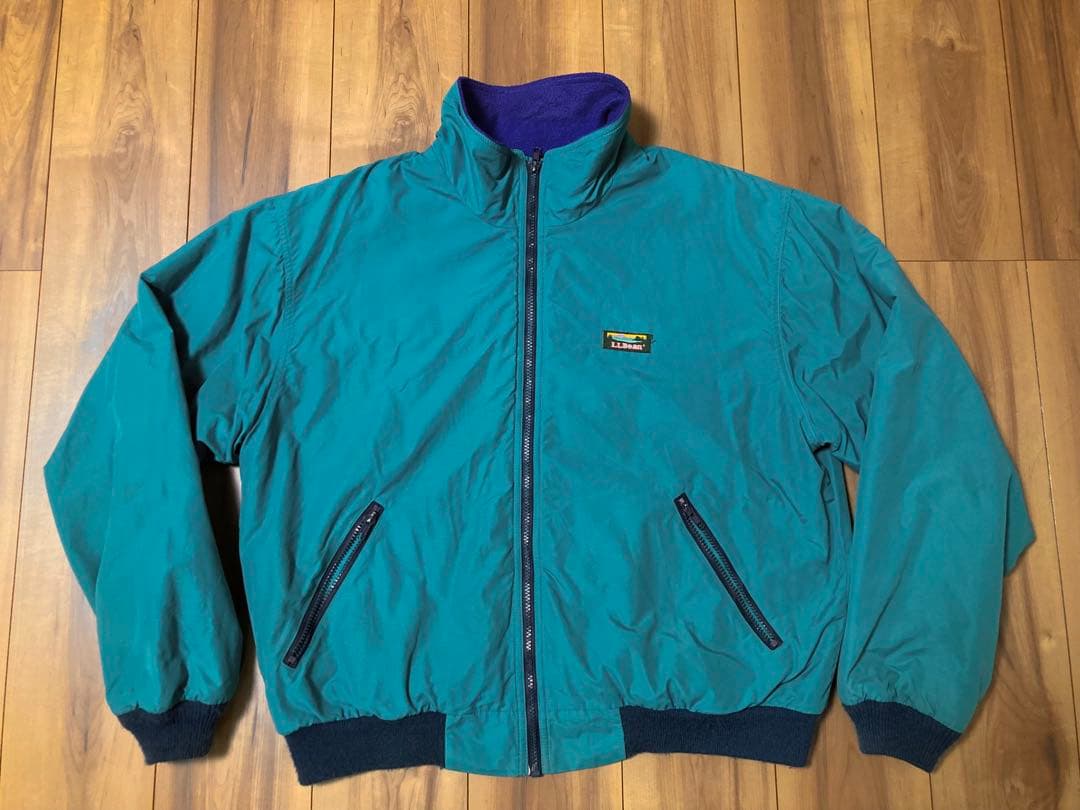 た*ん様 USA製 80s L.L.Bean ウォームアップ ジャケット エメラ