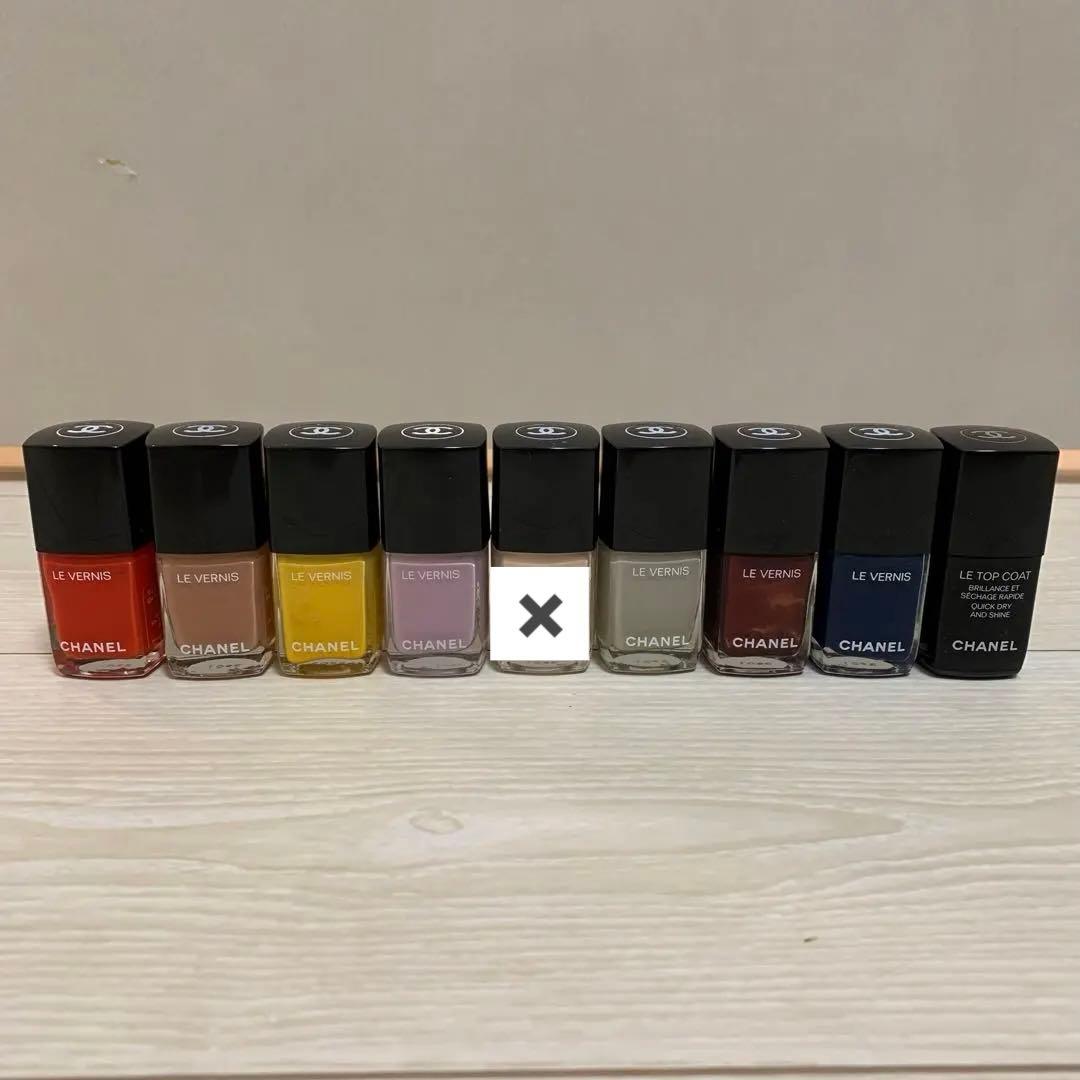 シャネル　限定ネイルエナメル　ネイルポリッシュ　7色セット+1色