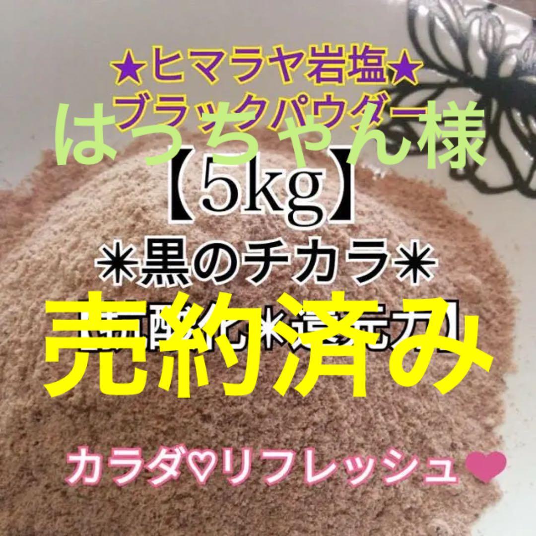 ★厳選食用★ヒマラヤ岩塩５kg【国内洗浄✴︎高級ブラックソルトパウダー】♡
