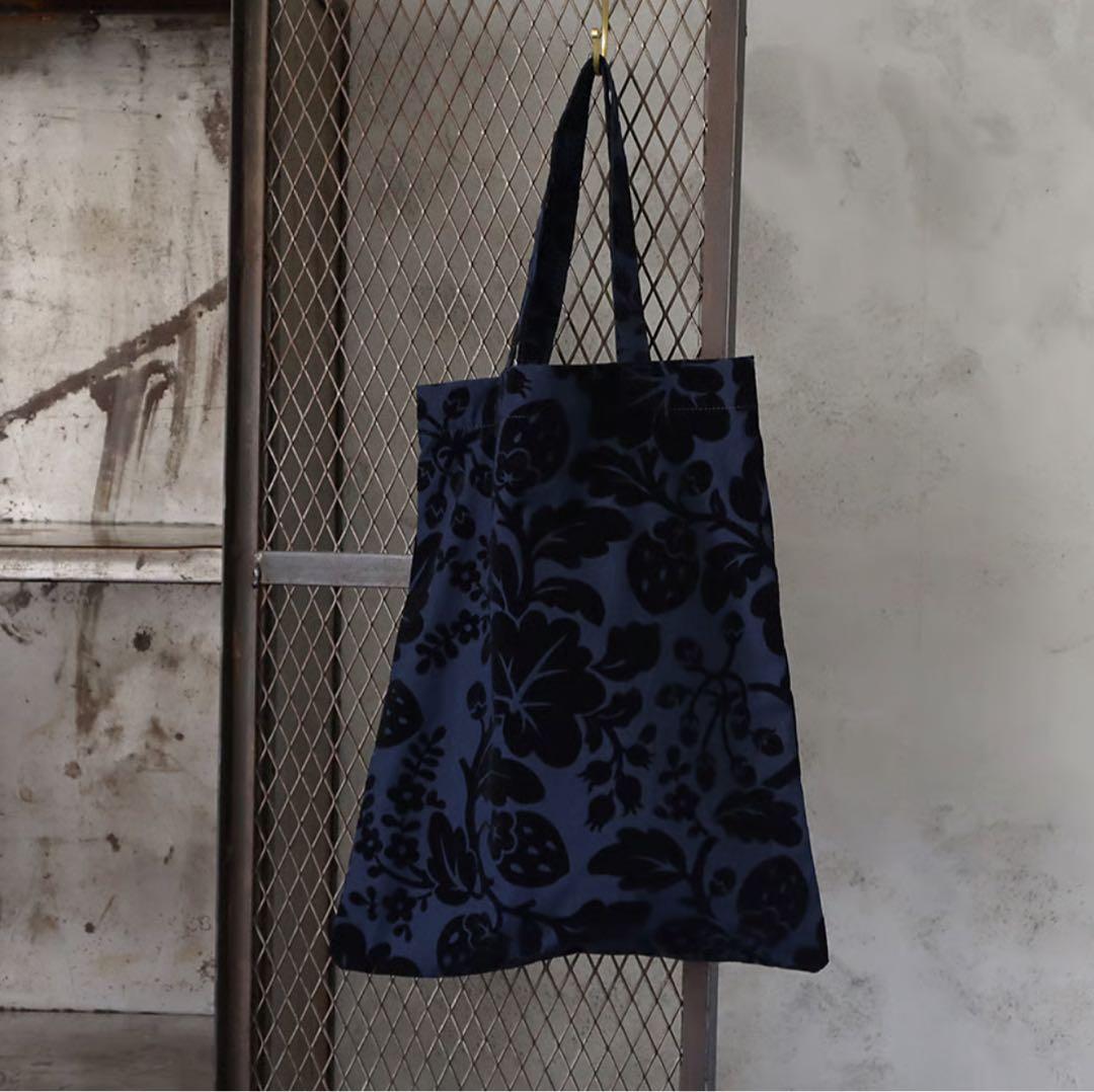 バッグ R&D.M.Co- wild berry velvet tote bag