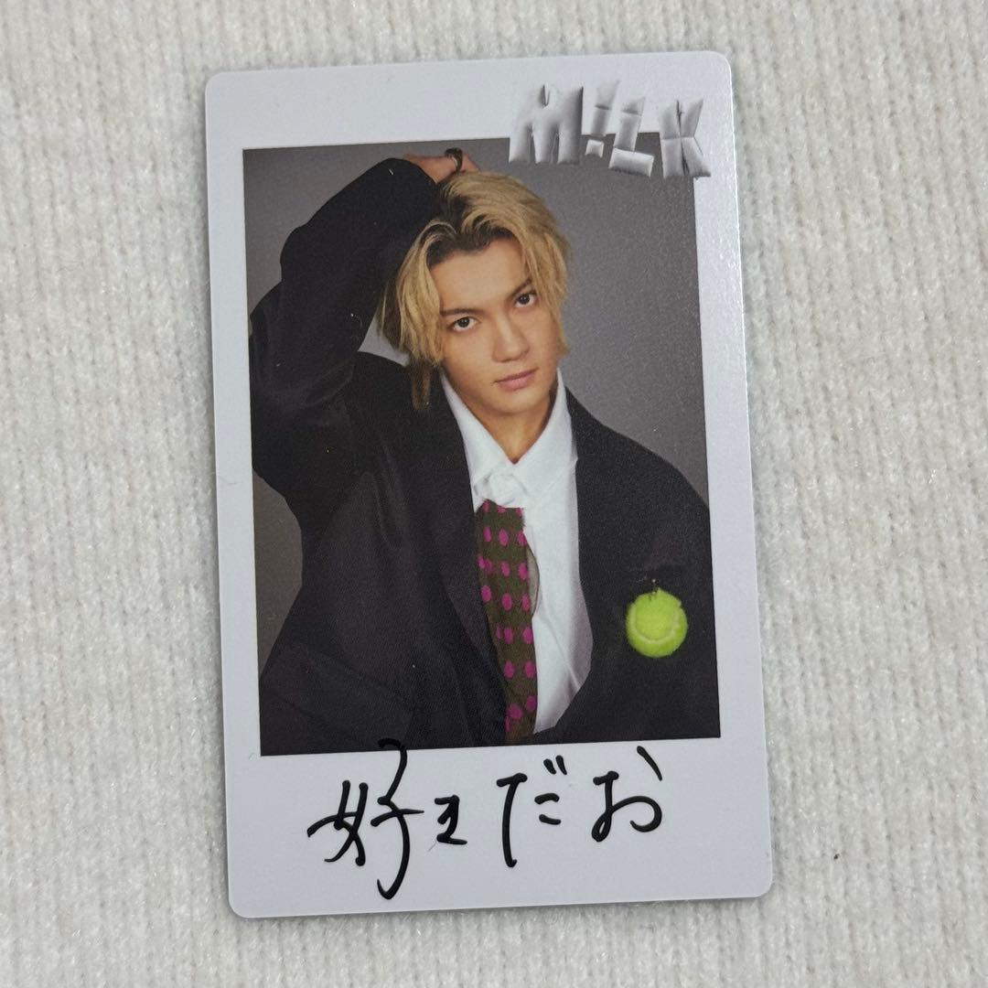 M!LK 佐野勇斗 チェキトレカ - メルカリ