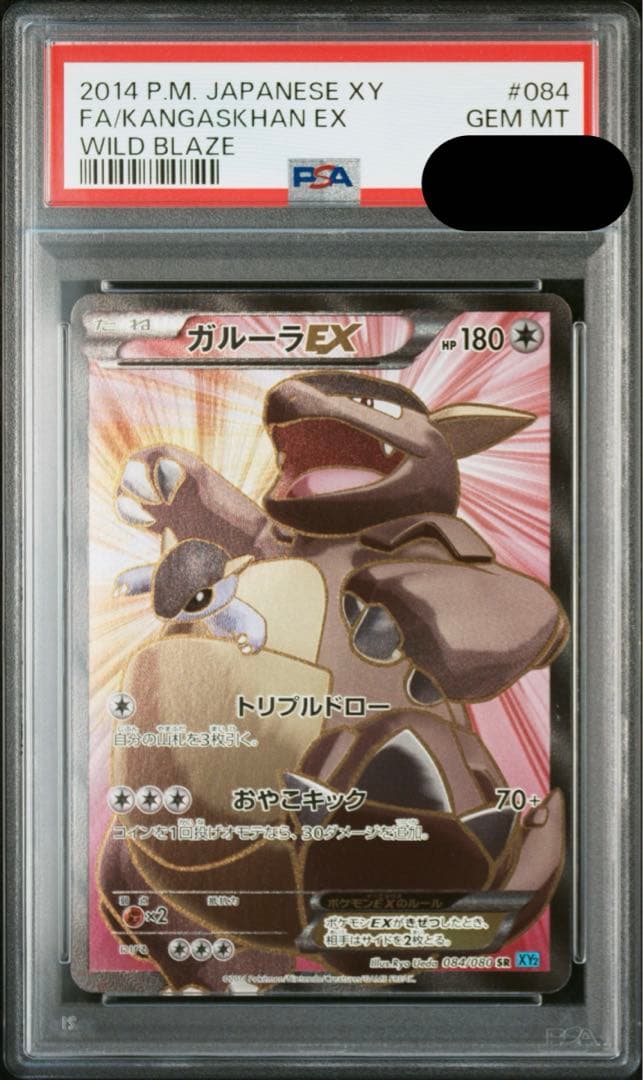 世界12枚　ガルーラEX SR PSA10 アンリミ　ワイルドブレイズ