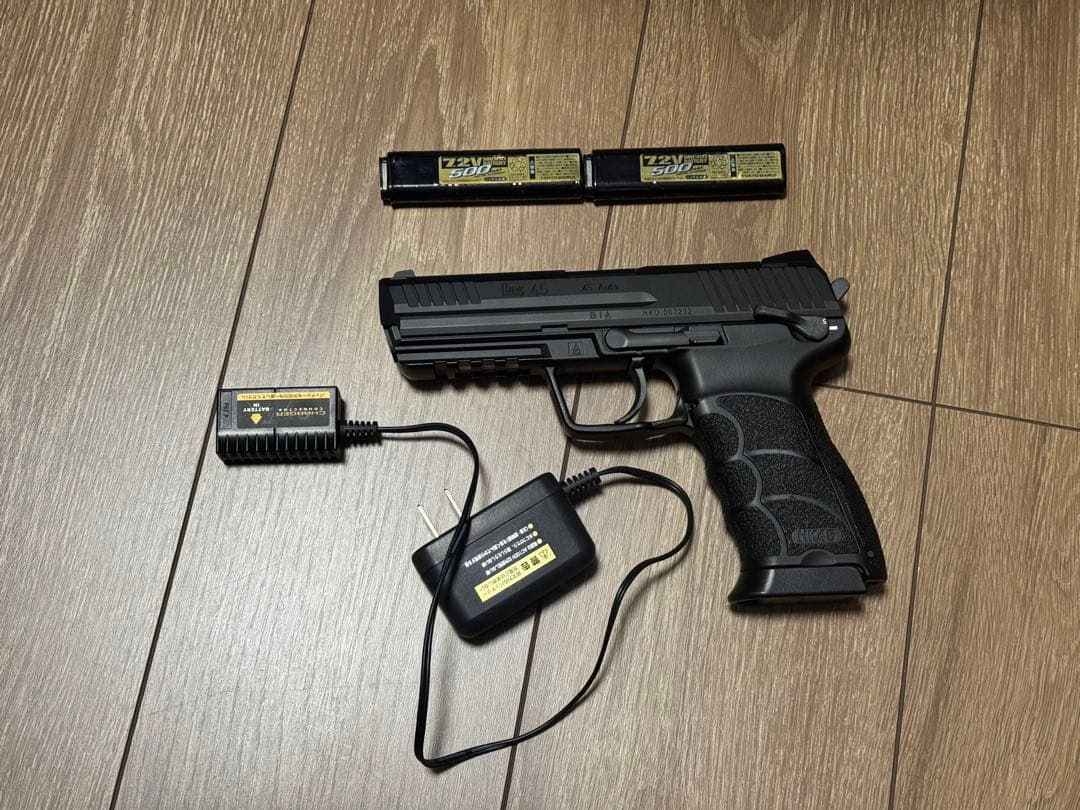 東京マルイ HK45 18禁電動ガン フルセット バッテリー１つおまけ