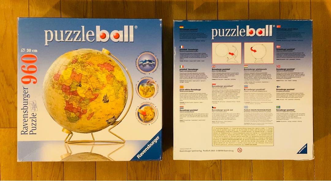 【レア】Ravensburger 地球儀が作れるパズル！ 960ピース