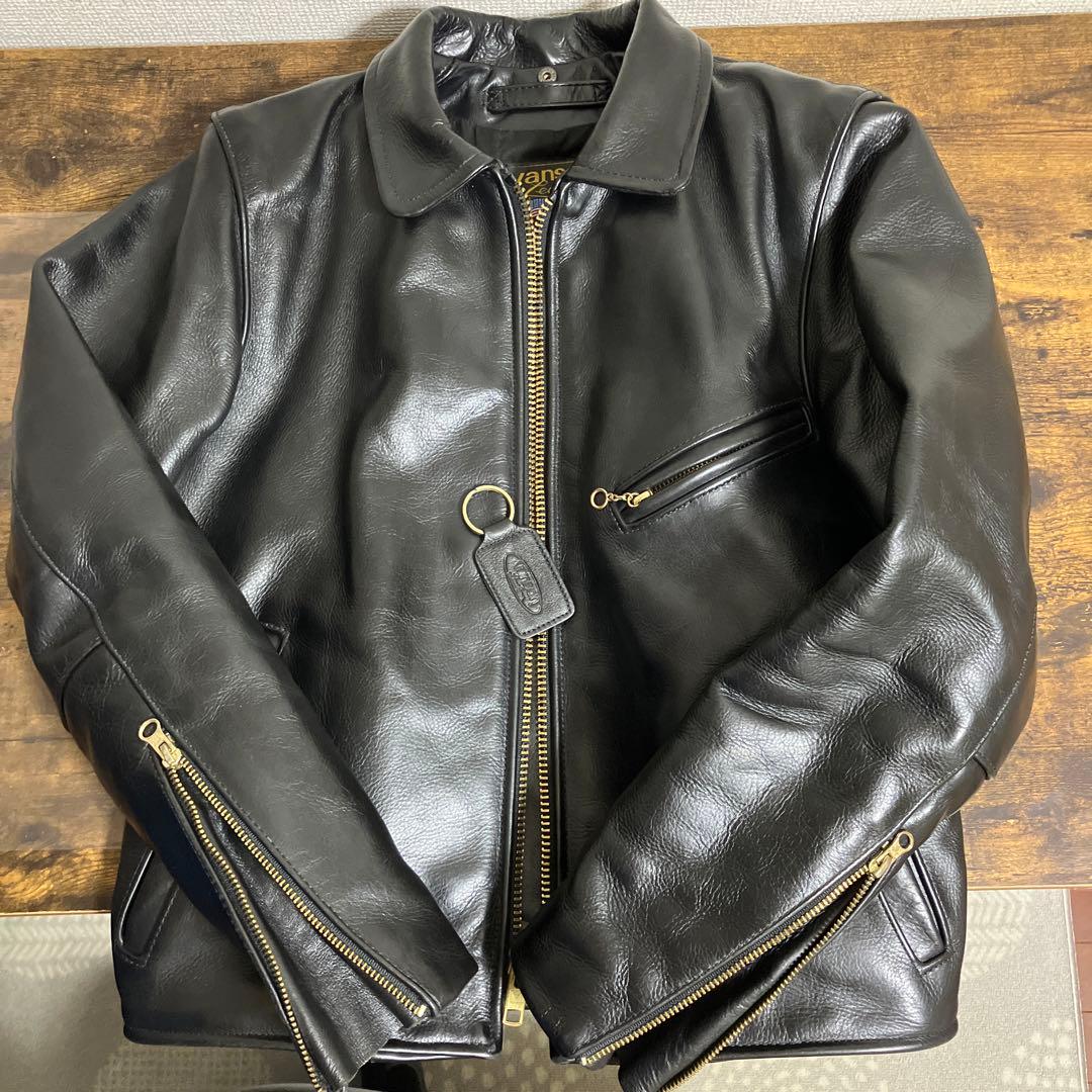 VANSON ENF シングルライダースジャケット - メルカリ