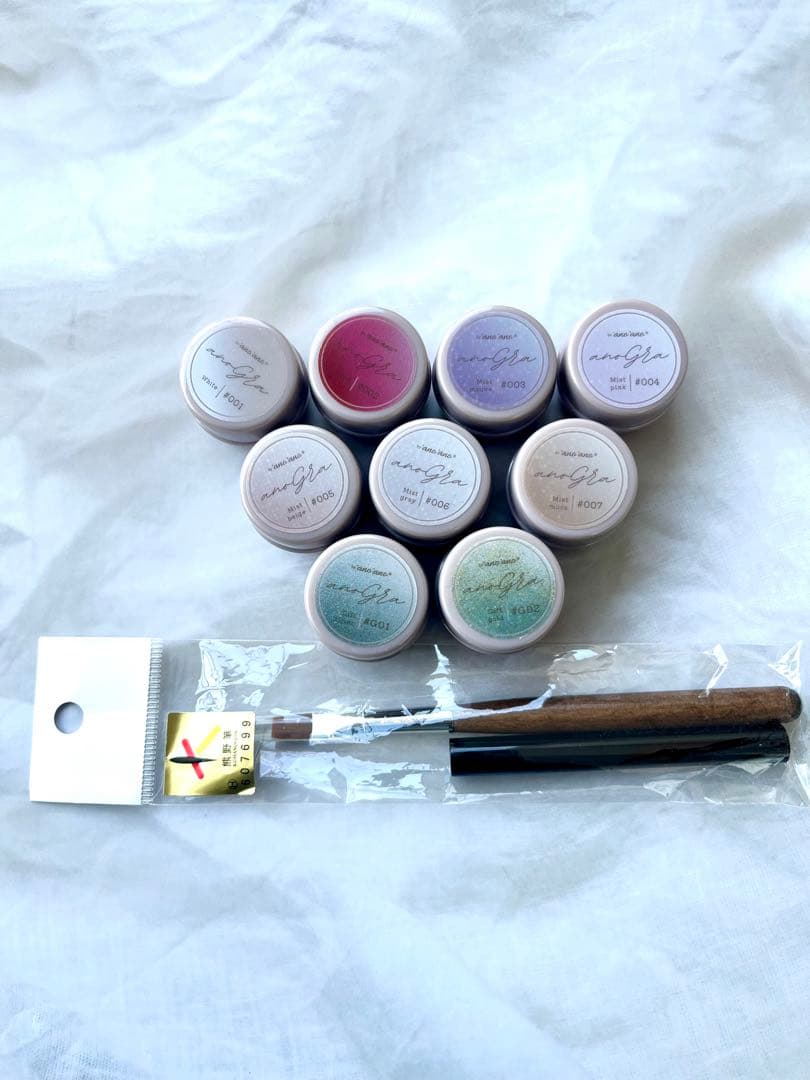 anoGra カラージェル全色 ＋ グラデマスター筆 セット