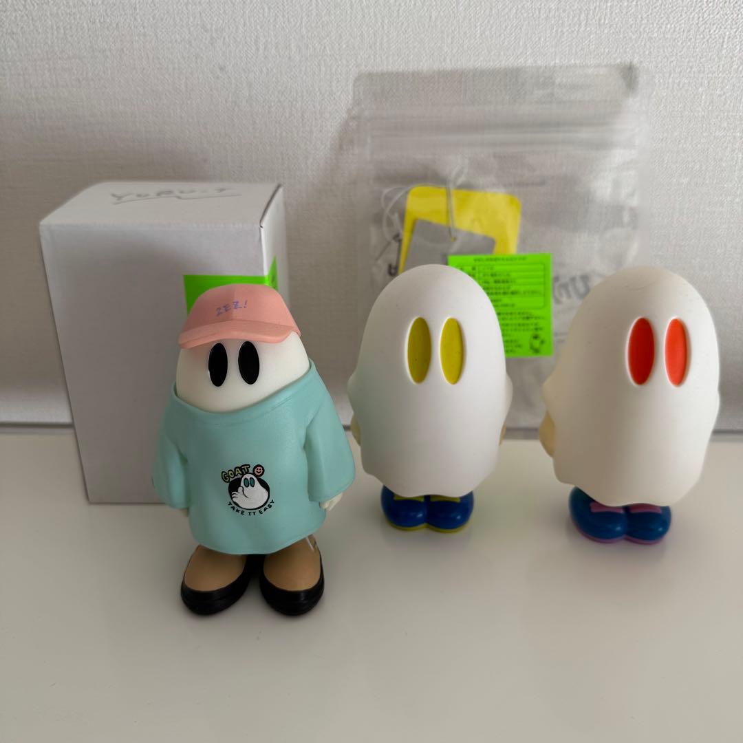 ななしなおばけちゃん　ソフビ3点セット ななしのおばけちゃん』SOOTANG HOBBYでポップアップストアを開催