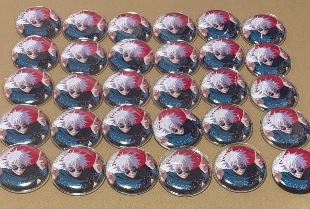 あ*読様 五条悟　缶バッジ　30個 呪術廻戦 キラキラ缶バッジ 五条悟A｜ホビーの総合通販サイト ホビー