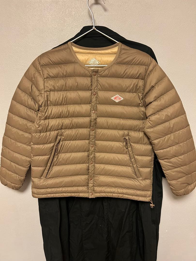 DANTON モカ　ダウンジャケット ツボママ